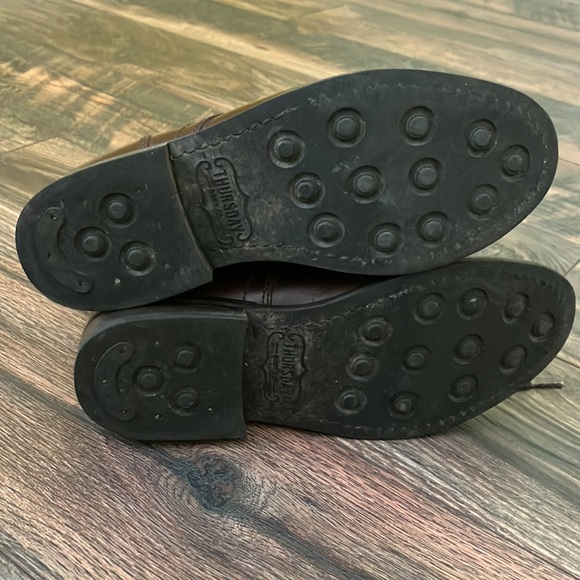 Thursday Boot Company Captain 6.5 brown burgundy Moto Mid calf Leather Boots - Picture 10 of 10